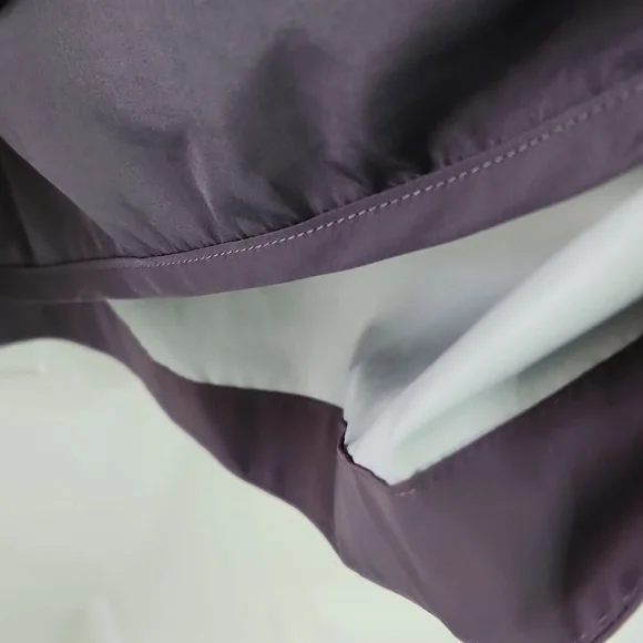 ATHLETA WOMENS PLUM Purple Hooded Raincoat - Picture 6 of 14